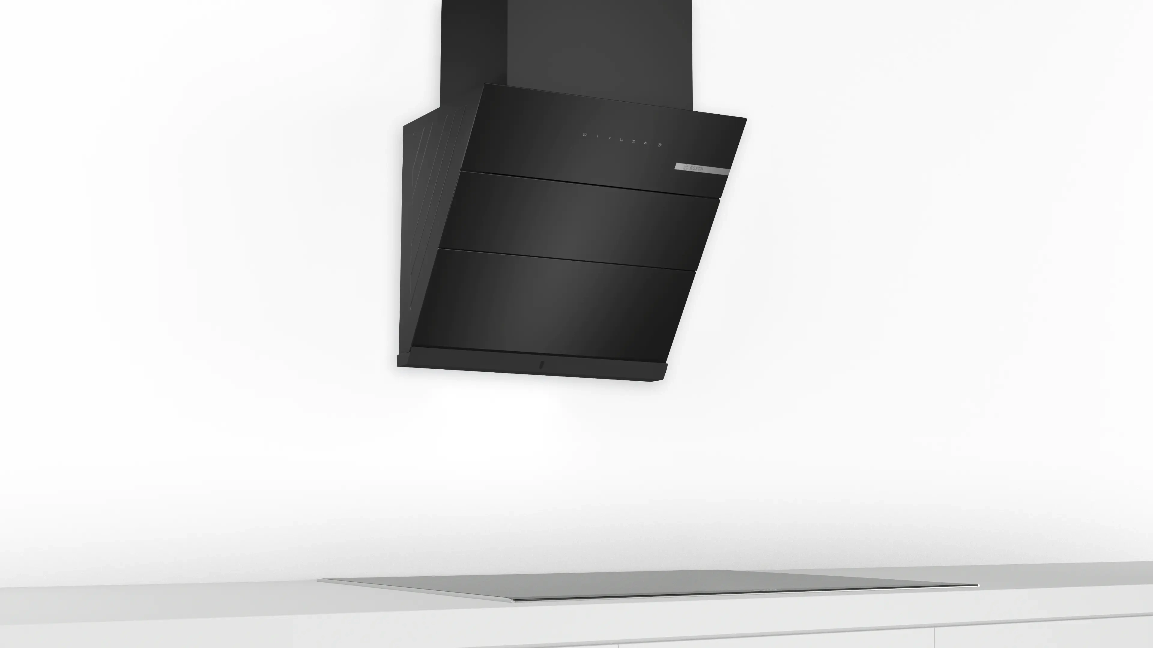 BOSCH Series 4 Wall-Mounted Cooker Hood 60 cm Matt black DWKA68H60I