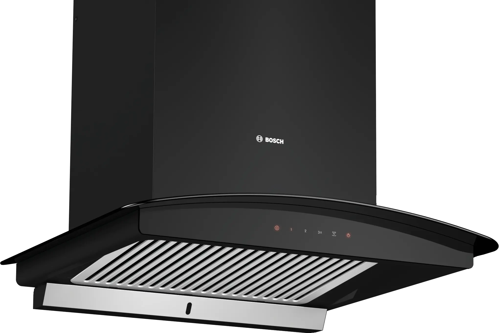 BOSCH Series 4 Wall-Mounted Cooker Hood 60 cm Matt black DWHA68G60I | Main Image