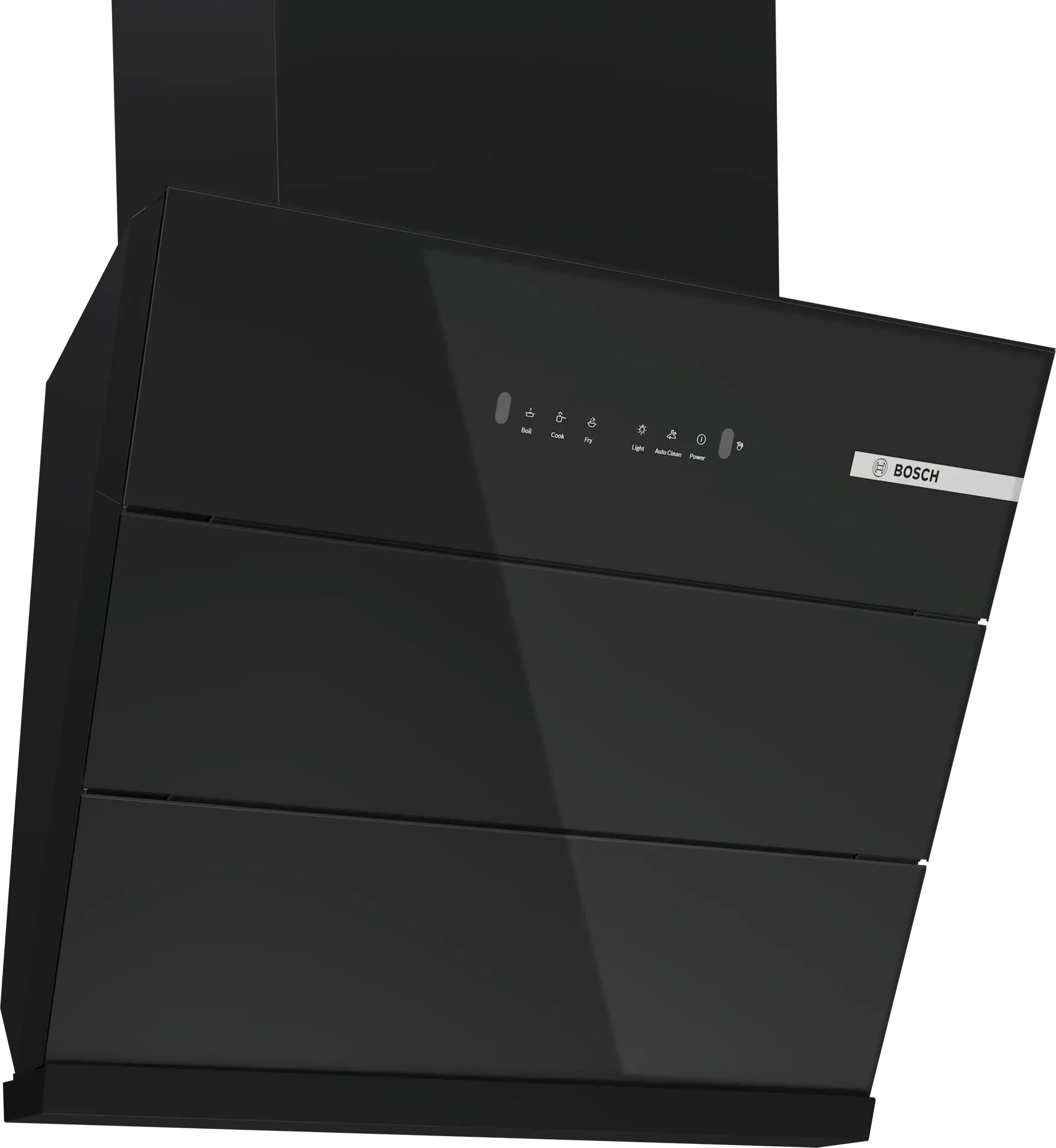 BOSCH Series 4 Wall-Mounted Cooker Hood 60 cm Black