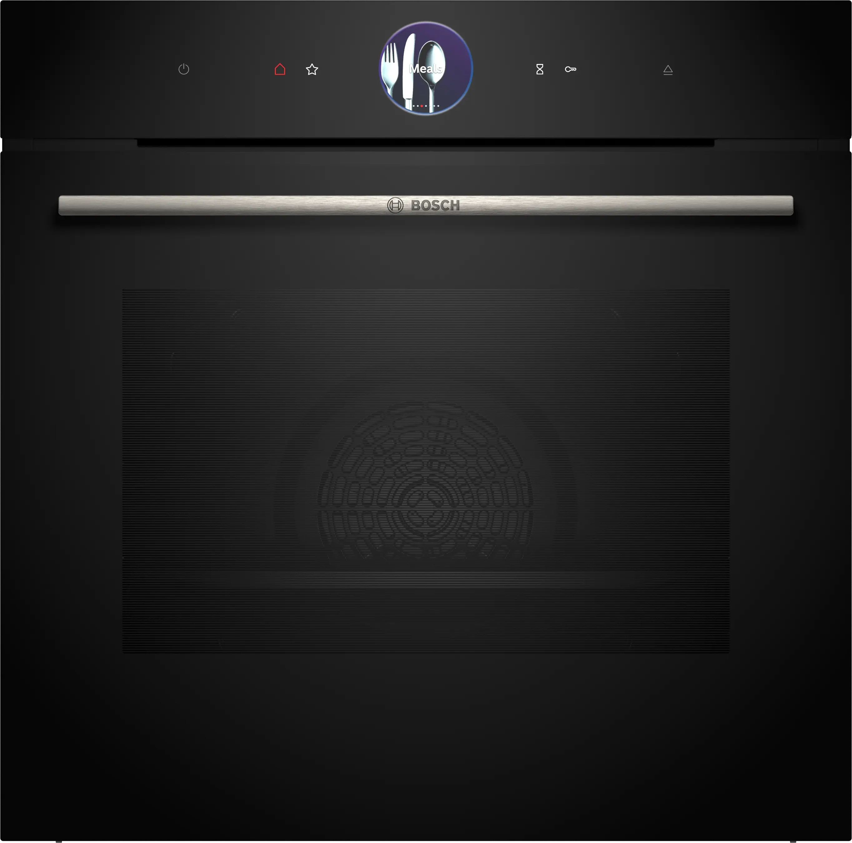 BOSCH Series 8 Built-in oven with steam function 60 x 60 cm Black HSG7361B1