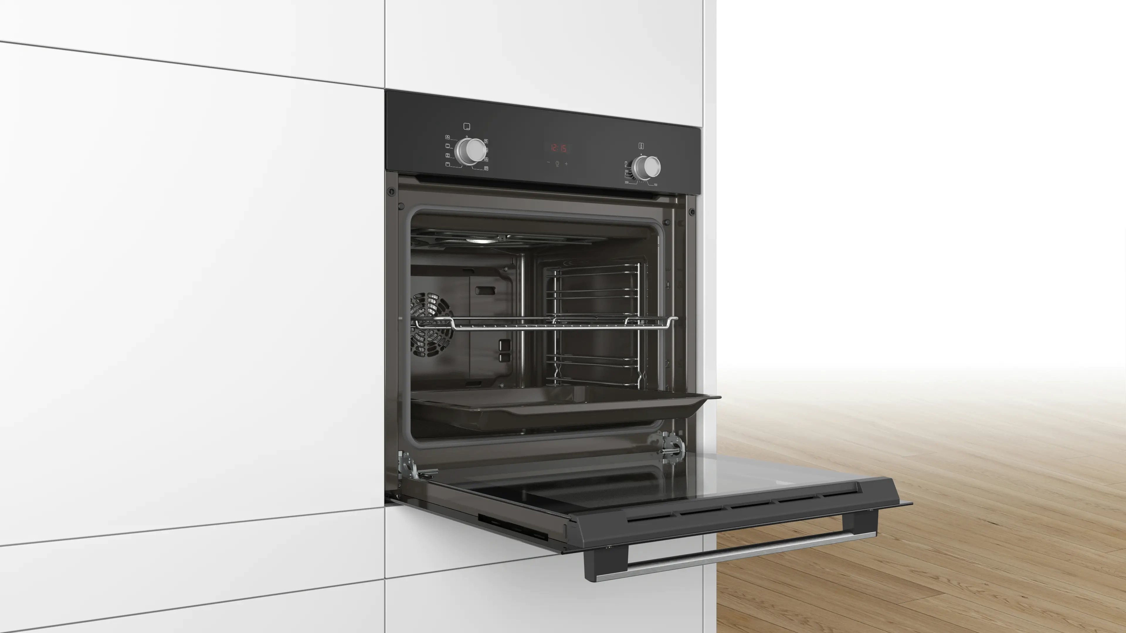 BOSCH Series 2 Bosch Built-in Oven 60 x 60 cm Black HBF532BA0I