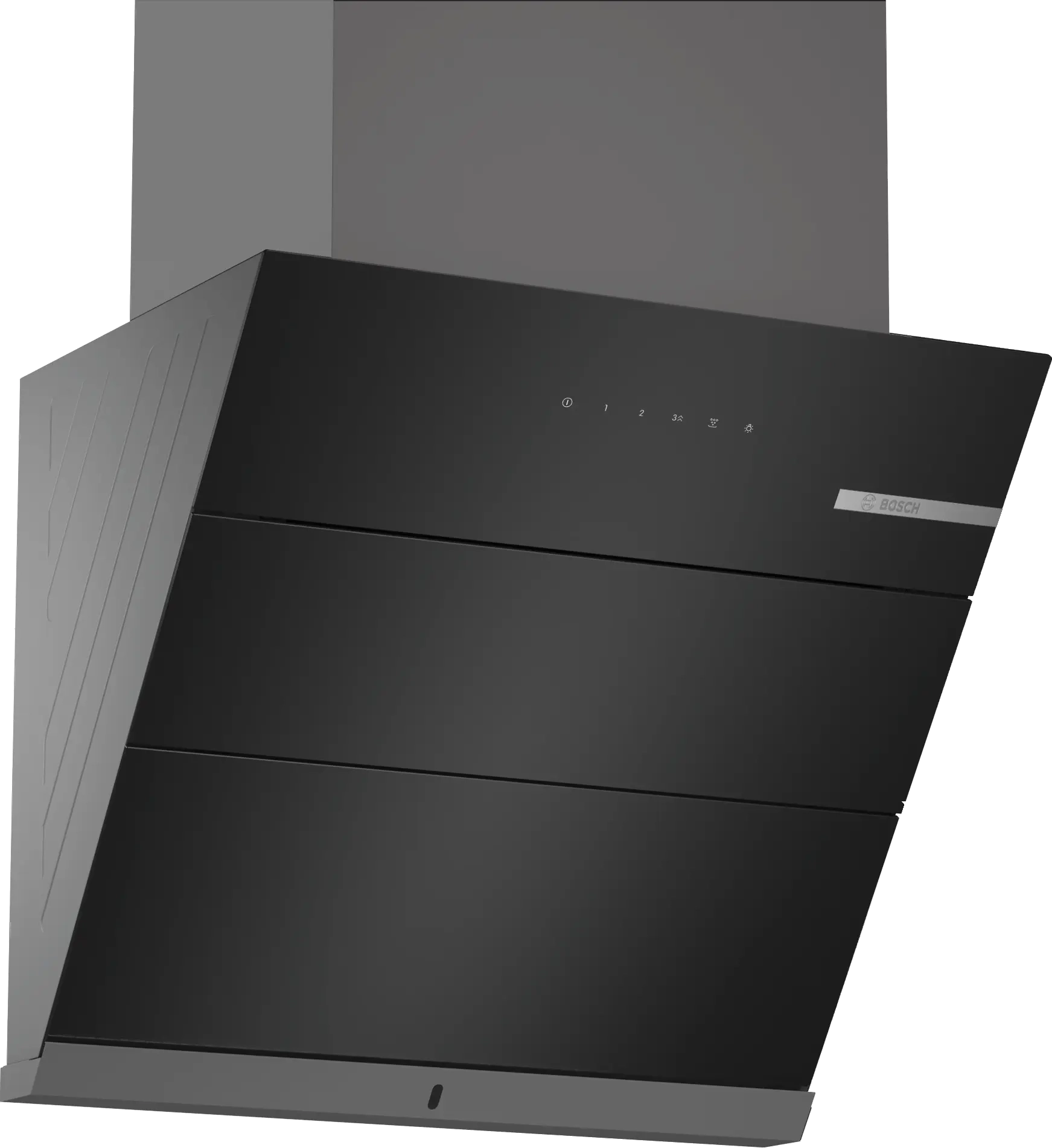 BOSCH Series 4 Wall-Mounted Cooker Hood 60 cm Matt black DWKA68G60I