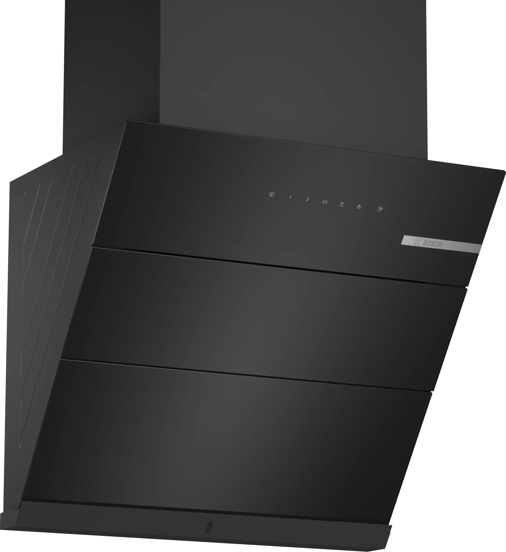 BOSCH Series 4 Wall-Mounted Cooker Hood 60 cm Matt black DWKA68H60I