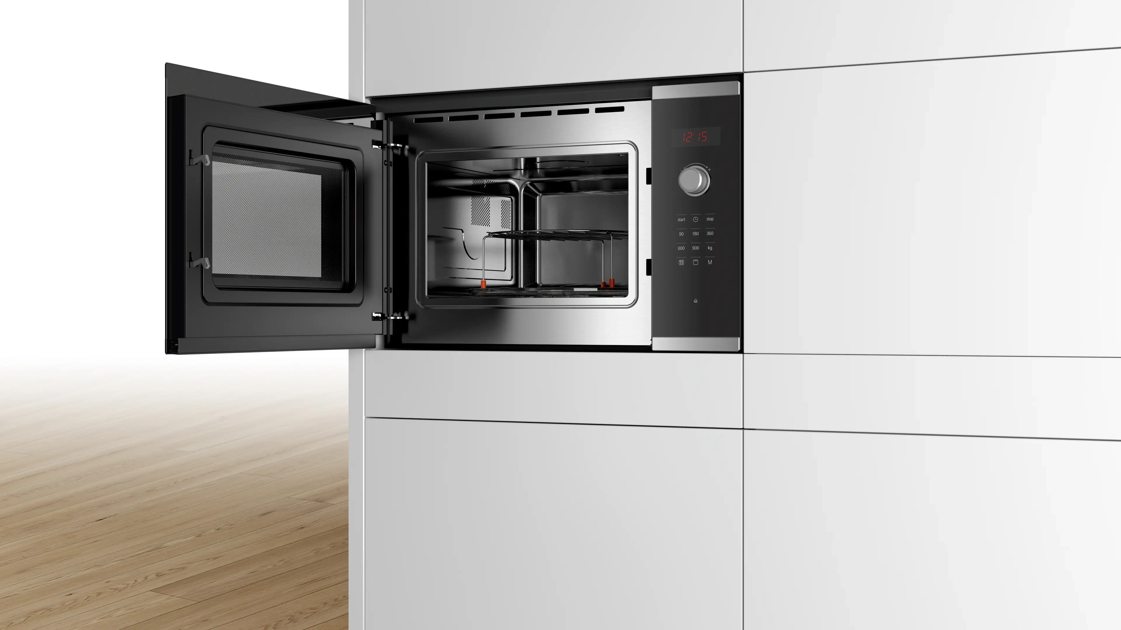 BOSCH Series 4 Built-In Microwave with grill Stainless steel BEL553MS0I