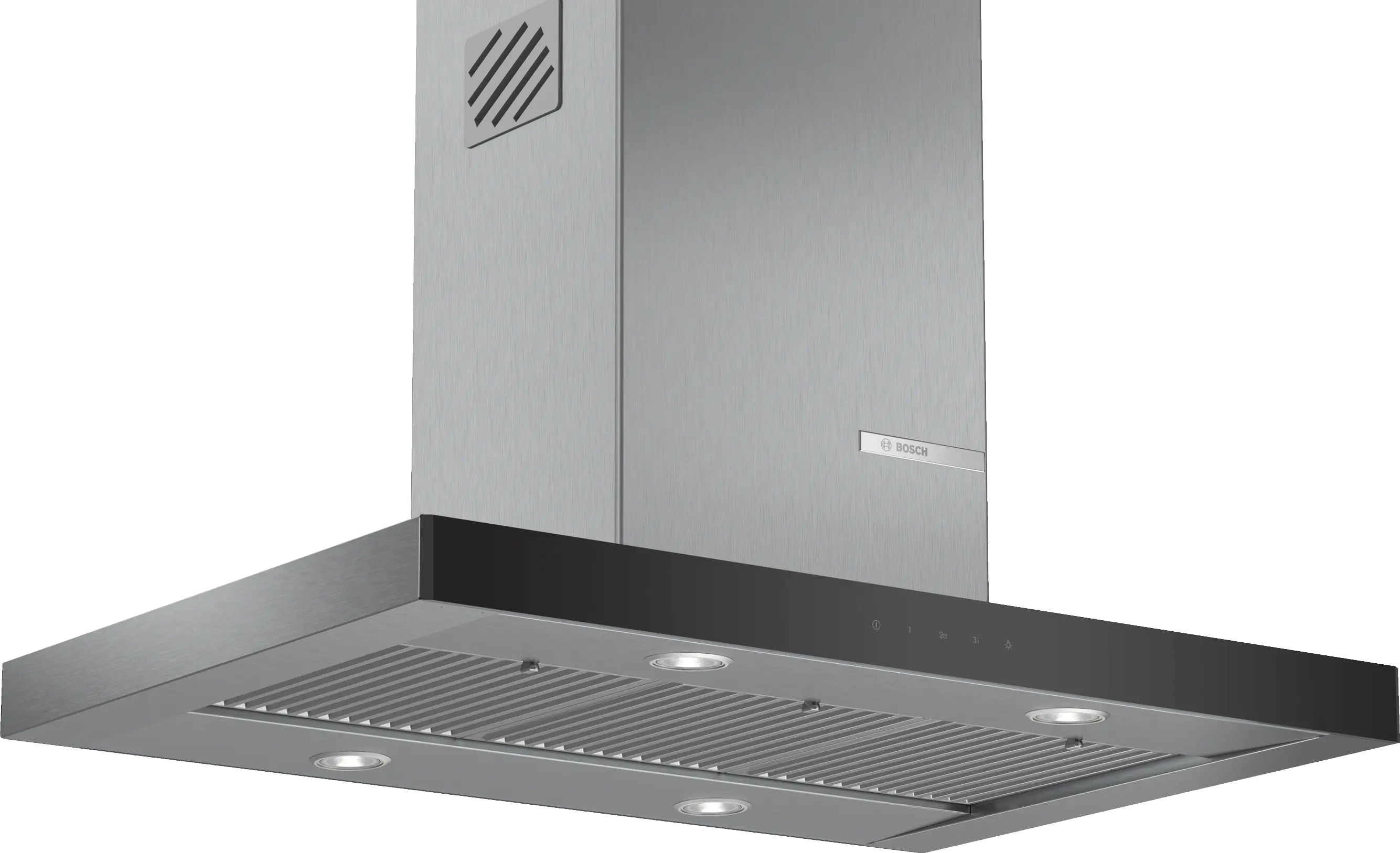 BOSCH Series 4 island cooker hood 90 cm Stainless Steel DIB098G50I | Hover Image