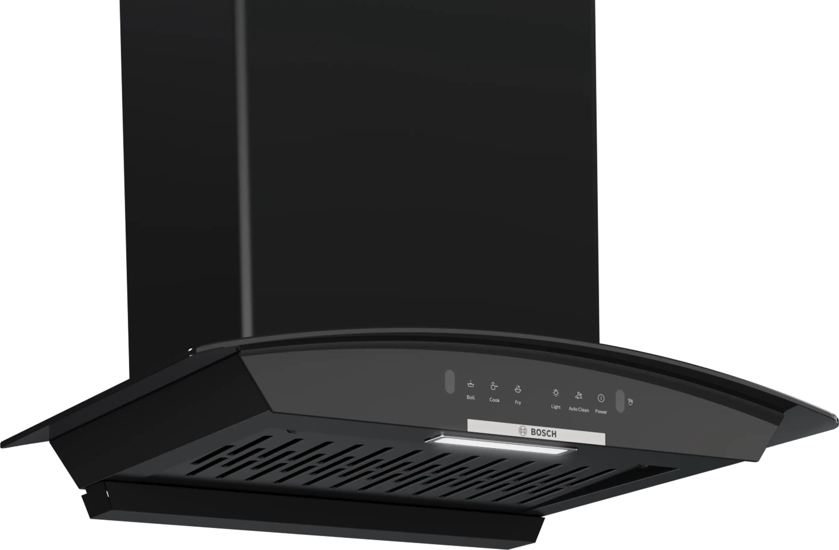 BOSCH Series 4 Wall-Mounted Cooker Hood 60 cm Black DWA68IJ60I