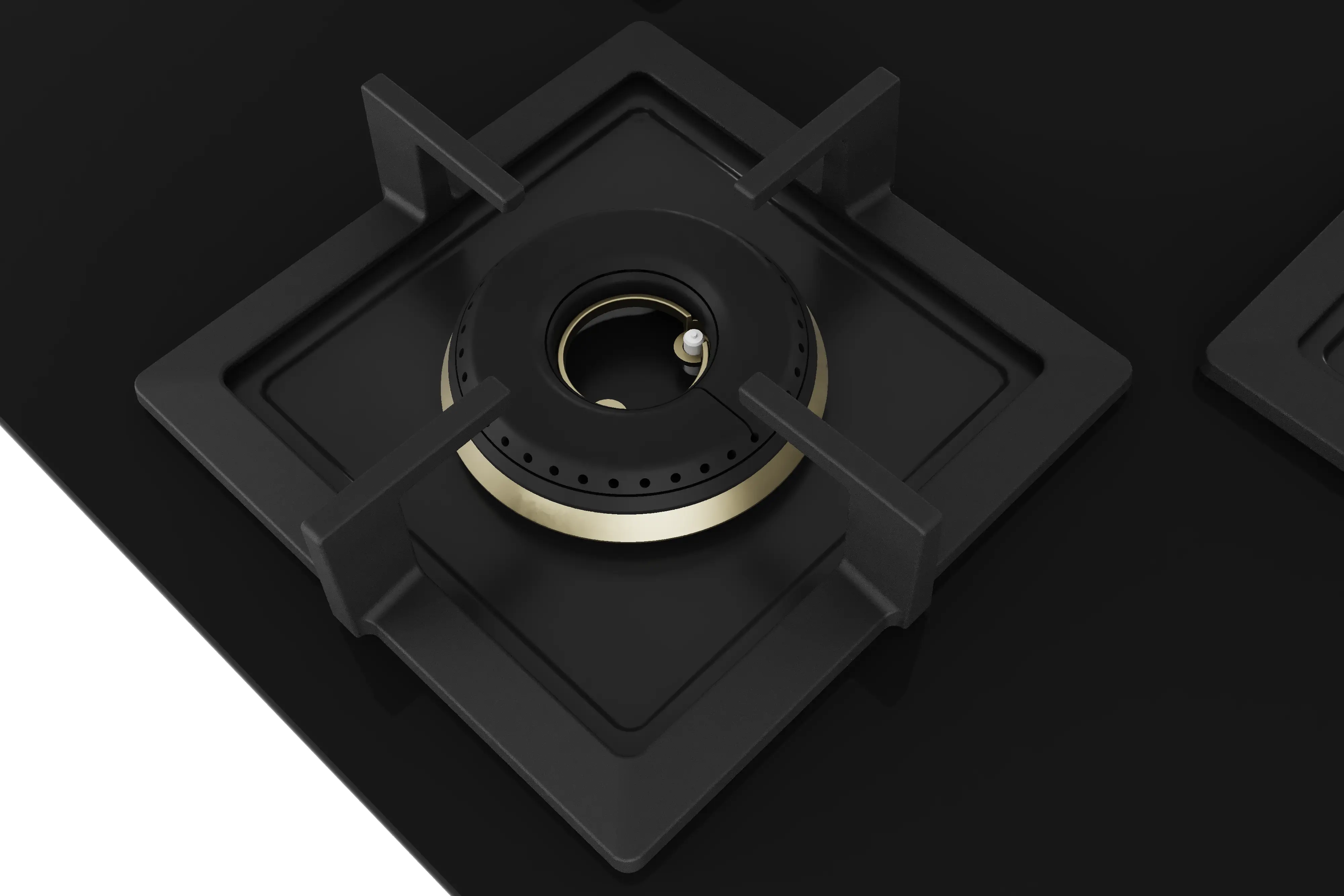 BOSCH Series 6 Gas hob 75 cm Tempered glass, Black PND7B6G20I
