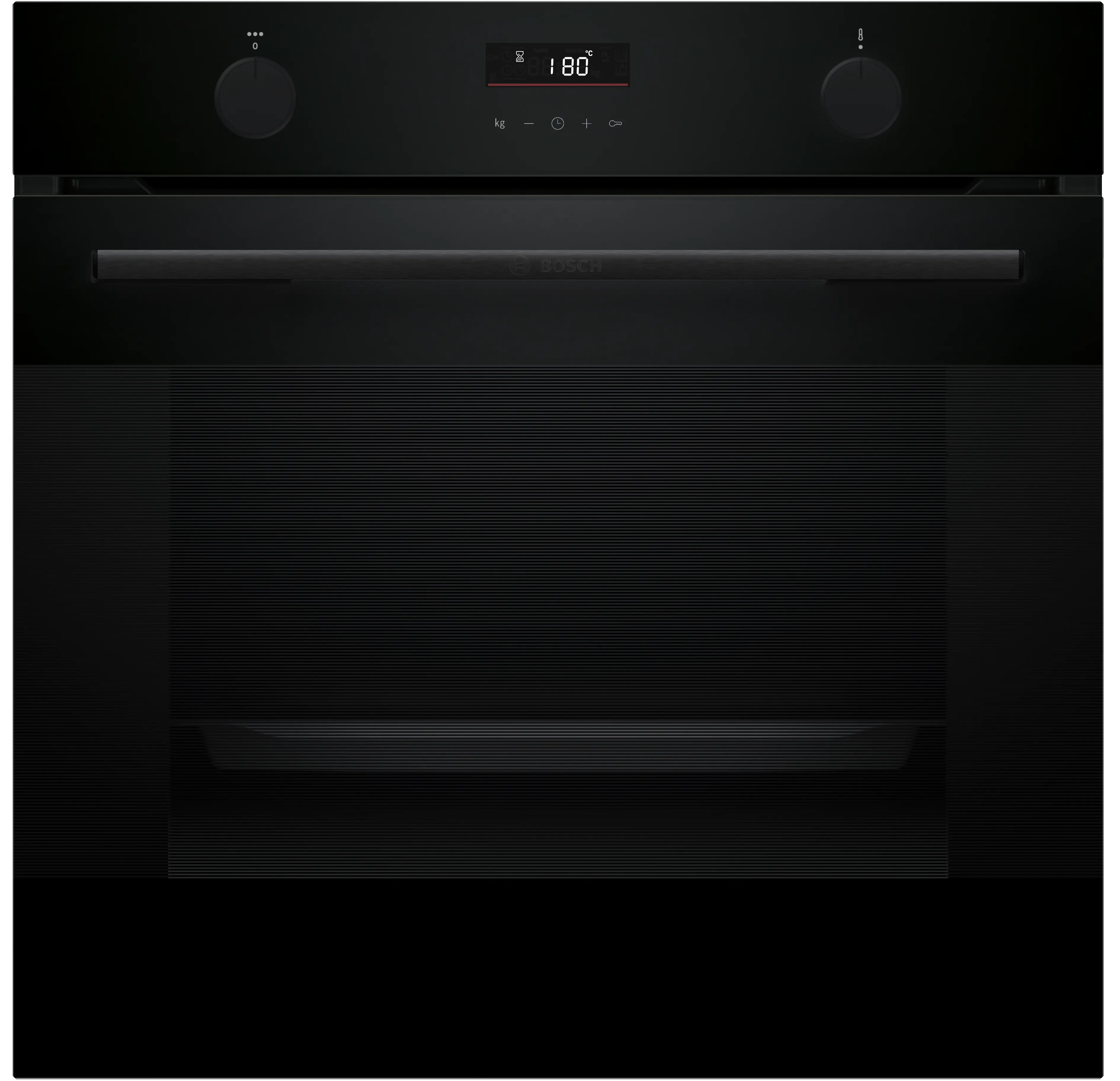 BOSCH Series 4 Built-in oven with added steam function 60 x 60 cm Black HUA716EA0I