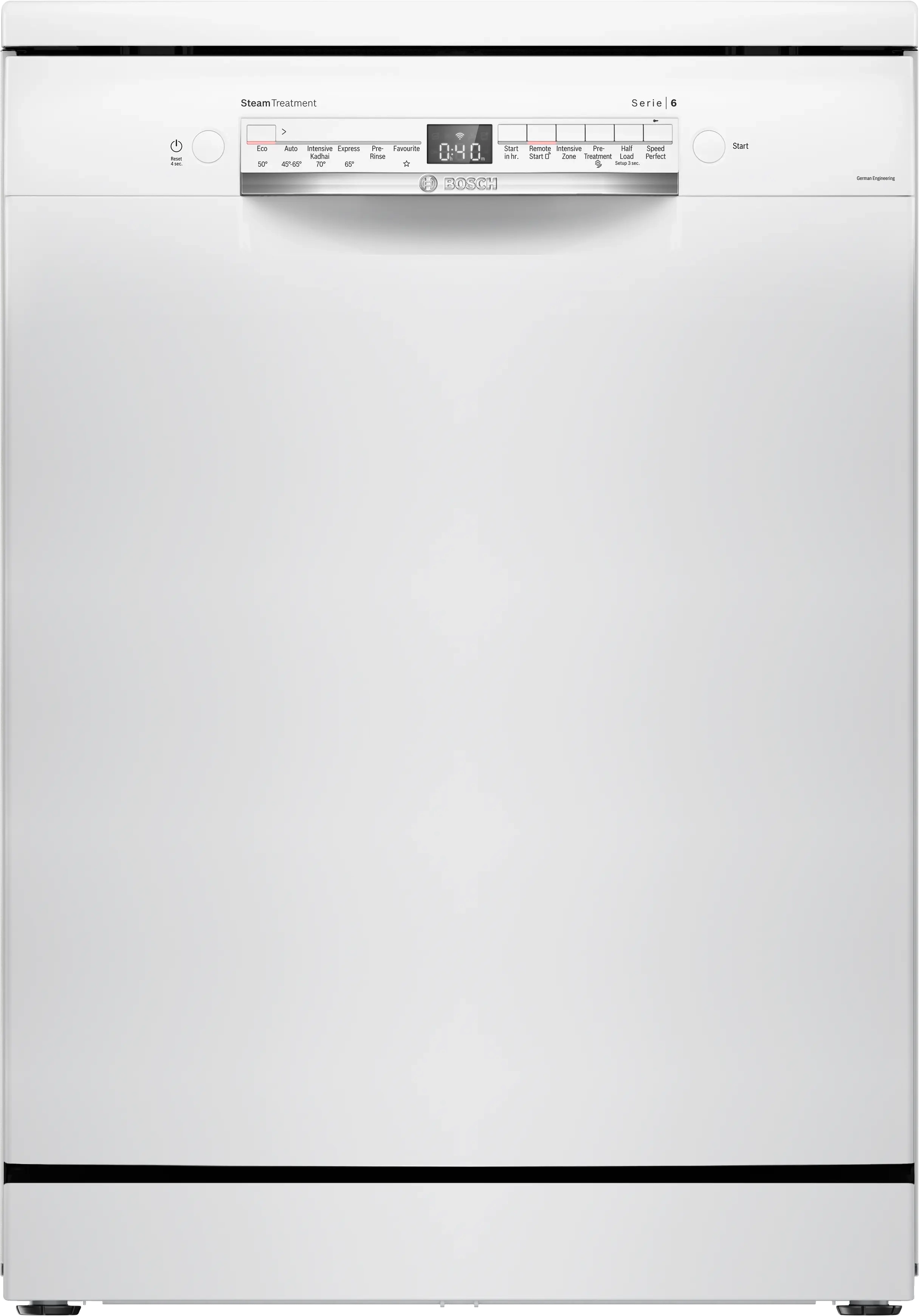 BOSCH Series 6 Bosch free-standing dishwasher 60 cm White SMS6IKW01I